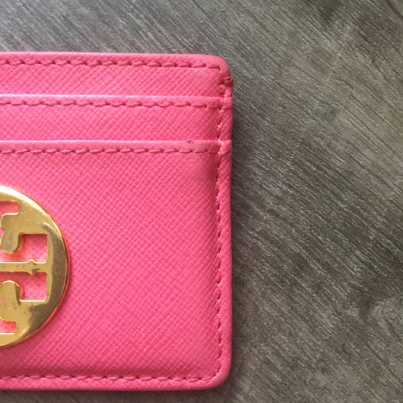 💯% Auth TORY BURCH pink card holder - Picture 6 of 6